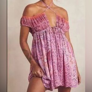 Free People Bali Mariposa Mini Dress